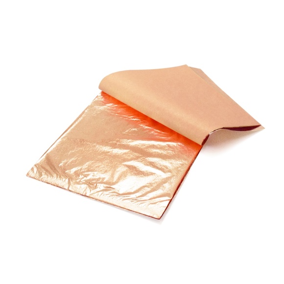 6 pcs Metallic Foil Leaf Sheets (Copper) - Picture 2 of 4